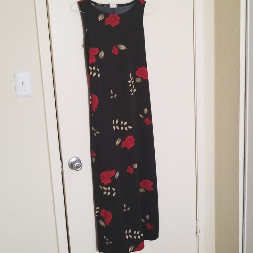 Straight maxi dress
